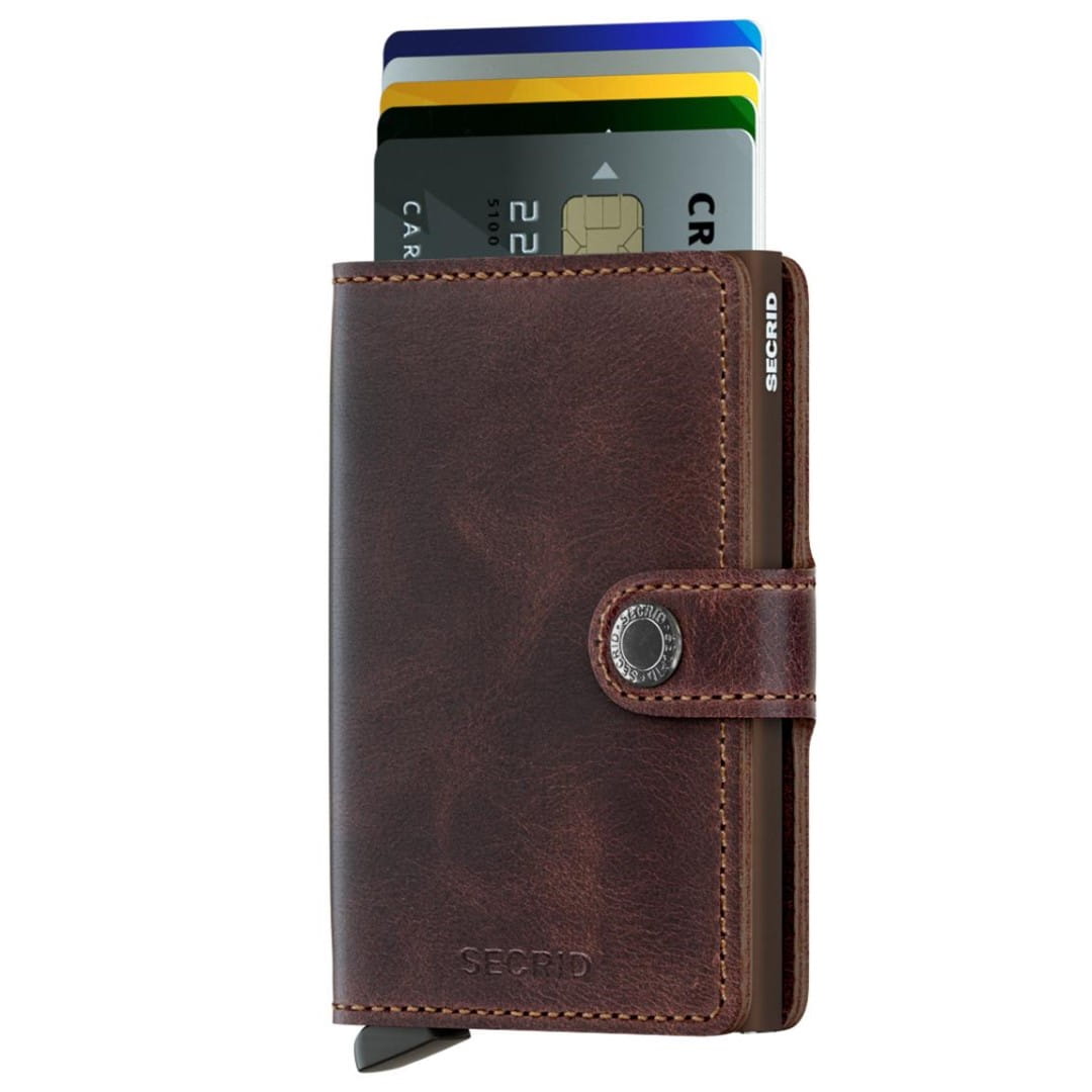 Kožni etui kartice Secrid | Mini Vintage