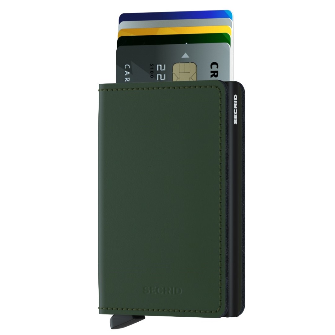 Leather case for cards Secrid | Slim Matte