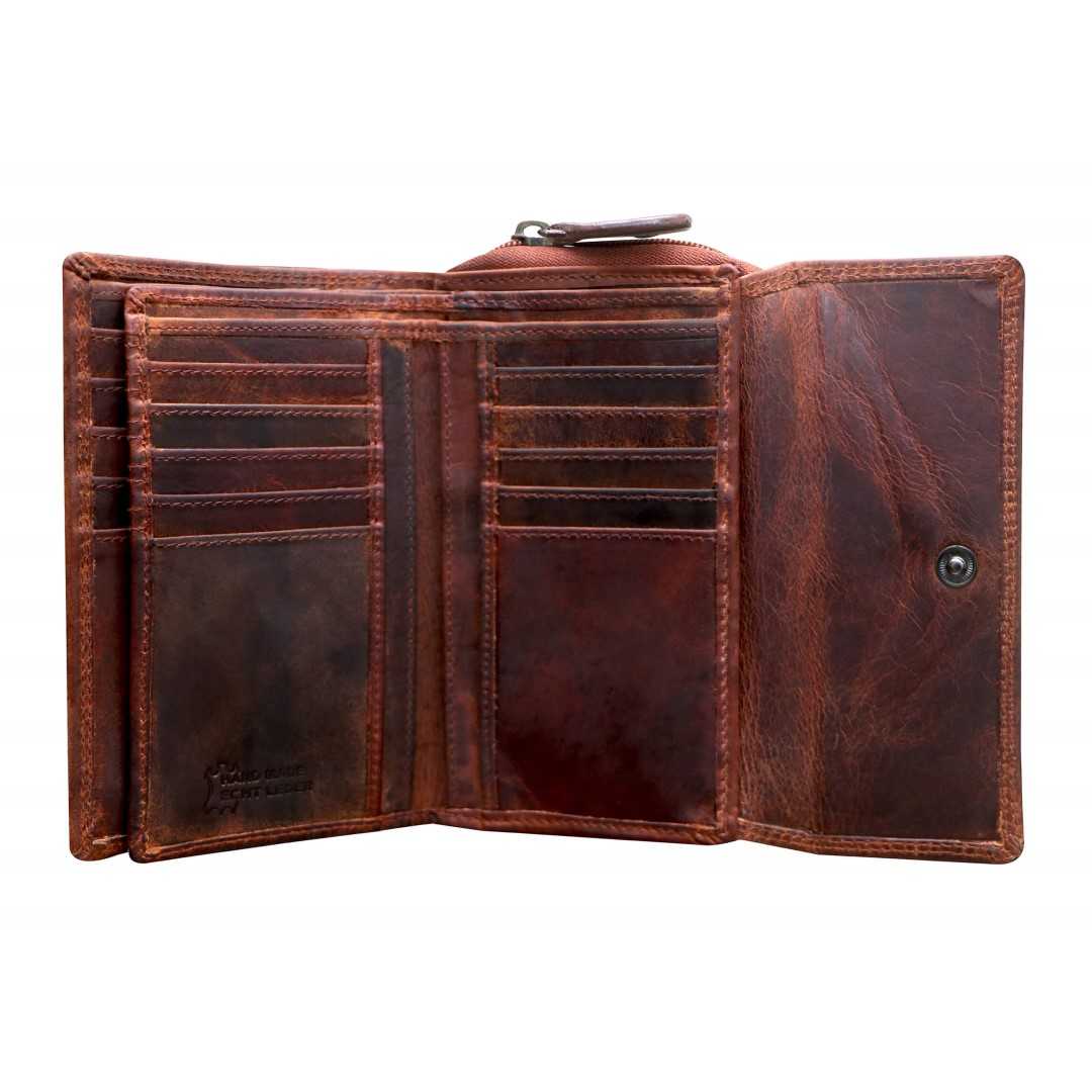 Ženski kožni novčanik Green Wood | Mija