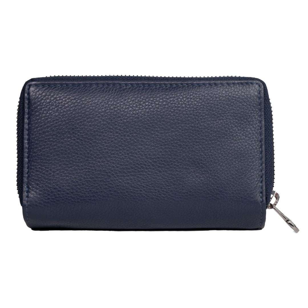 Leather wallet for women Green Wood | Sija