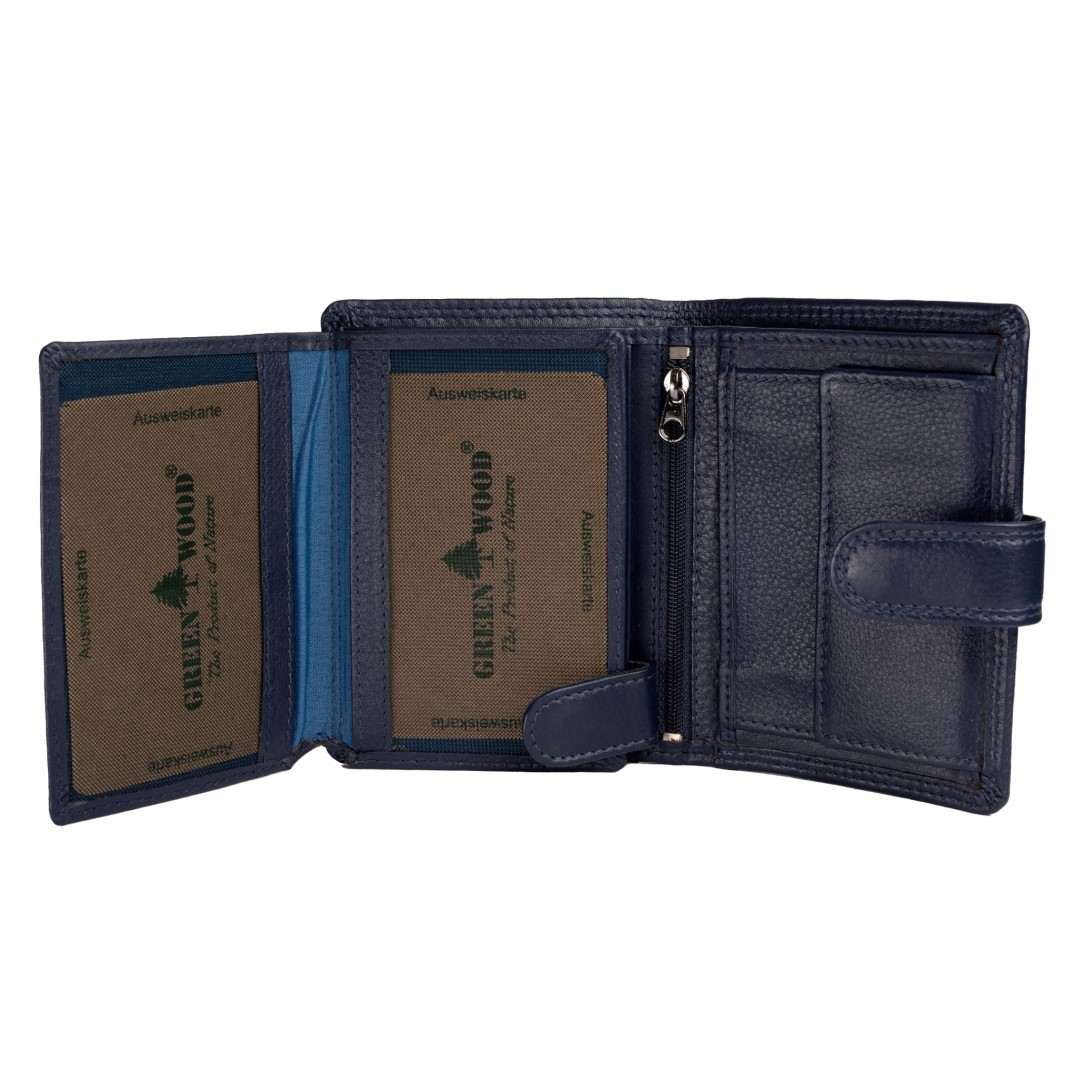 Ženski kožni novčanik Green Wood | Lina