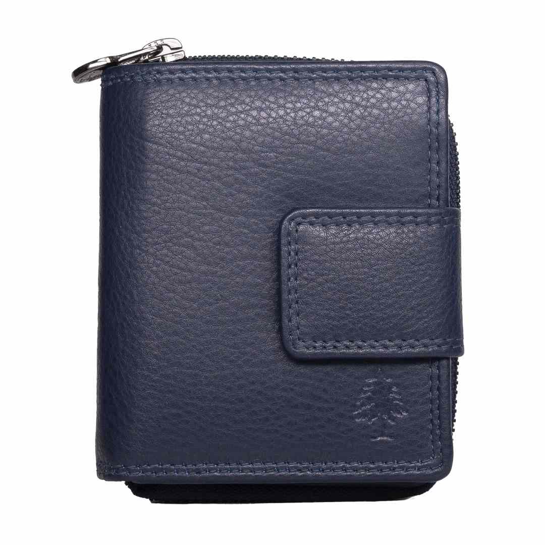 Leather wallet for women Green Wood | Terra