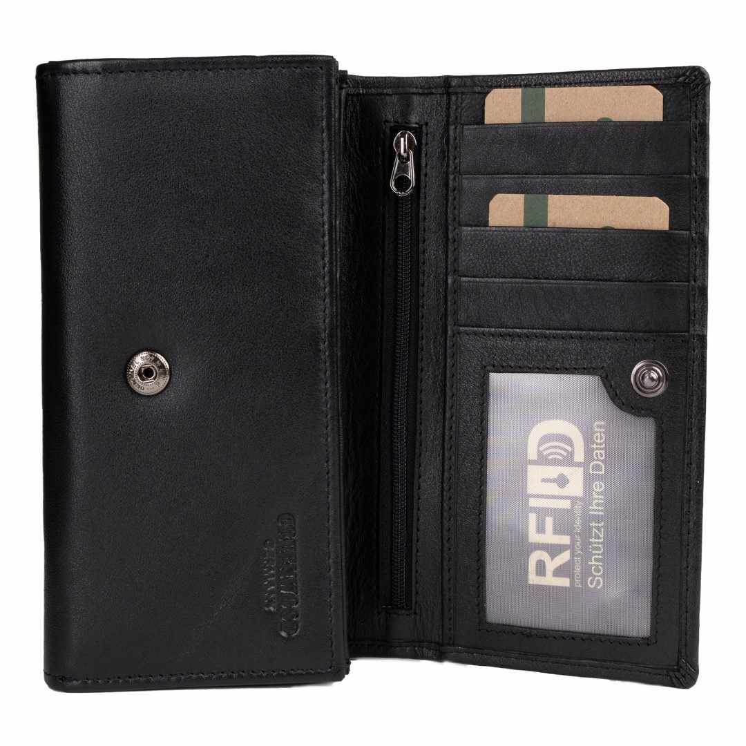 Ženski kožni novčanik Green Wood | Sava