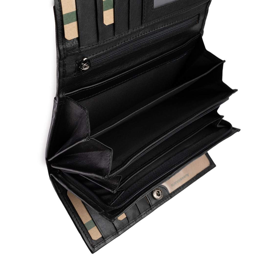 Ženski kožni novčanik Green Wood | Sava