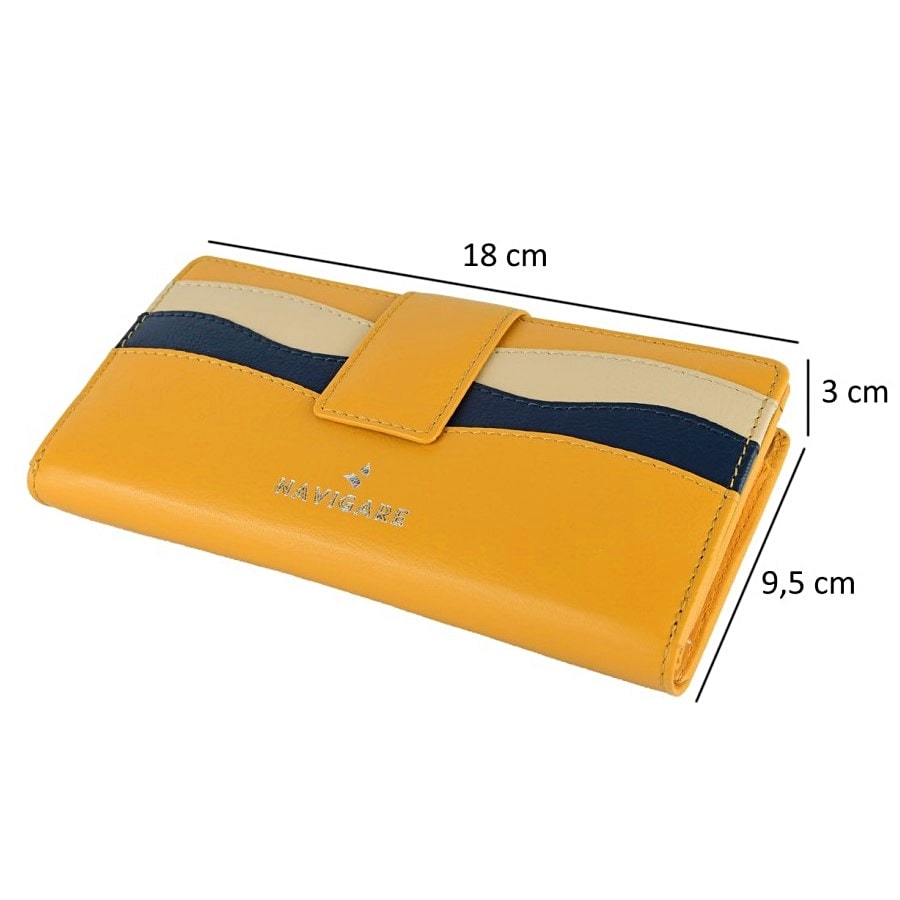Leather wallet for women Navigare | Velvet