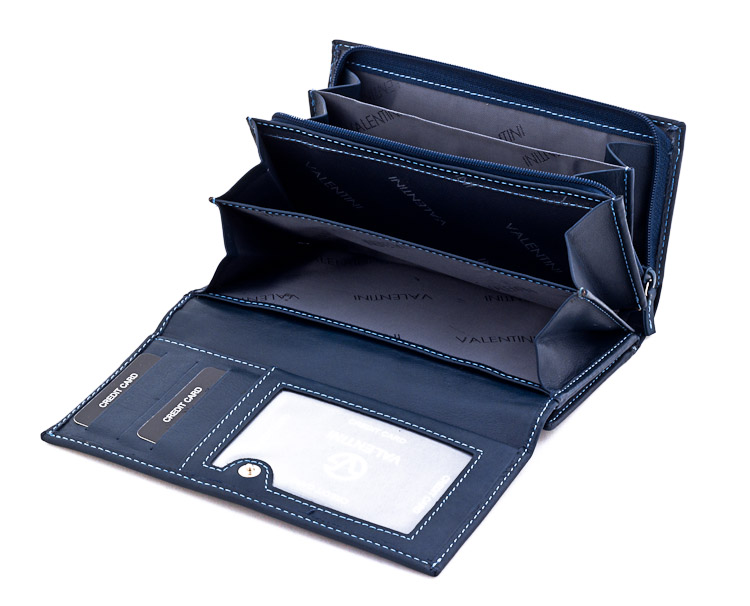 Big leather wallet for ladies Valentini Luxury | 306-155
