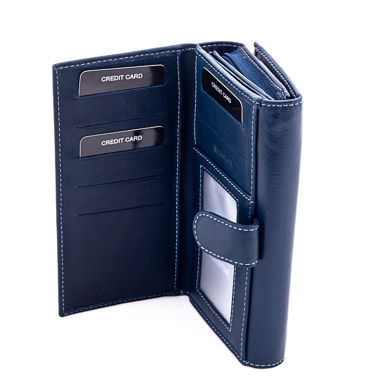 Big leather wallet for ladies Valentini Luxury | 306-155