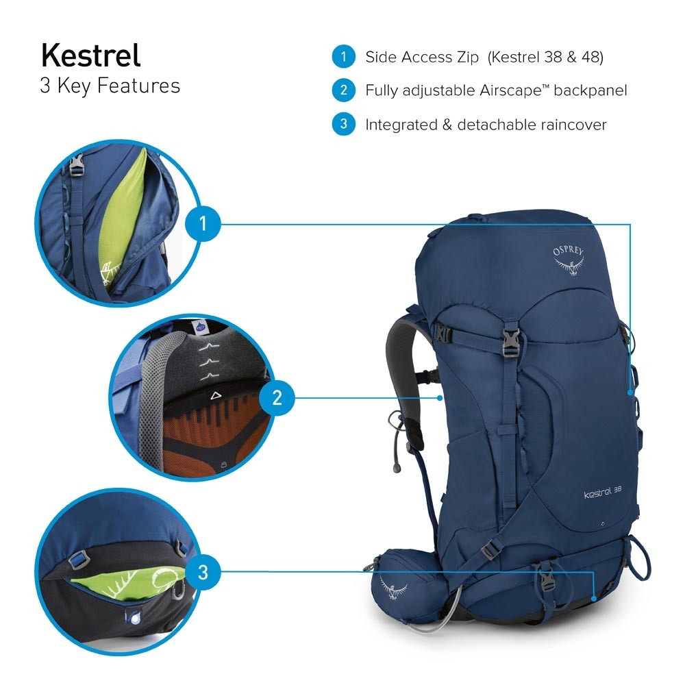 Backpack Osprey | Kestrel 38