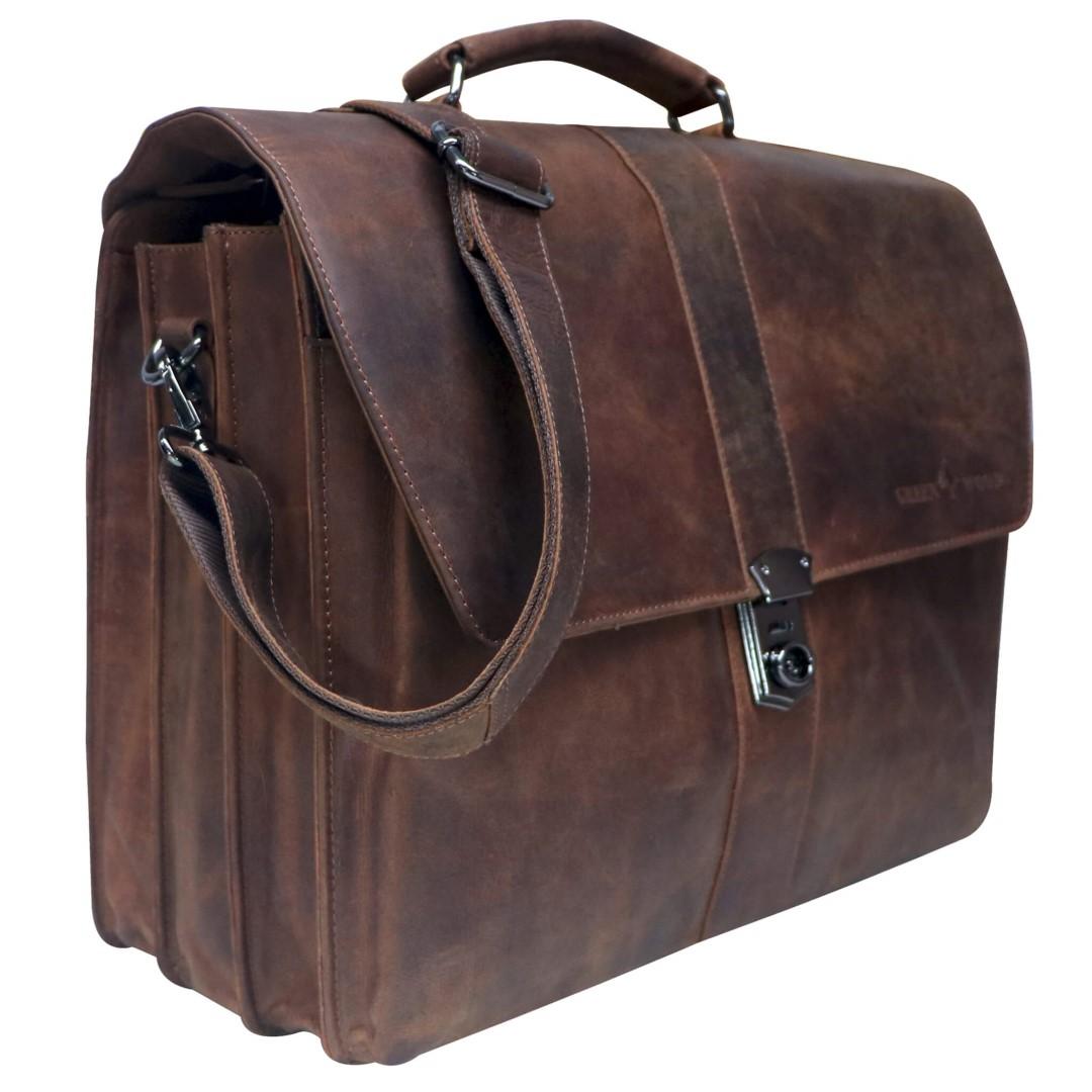 Business Ledertasche Green Wood | Royal