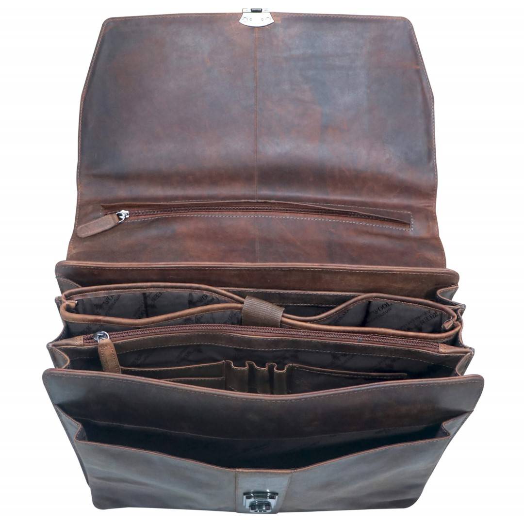 Business Ledertasche Green Wood | Royal