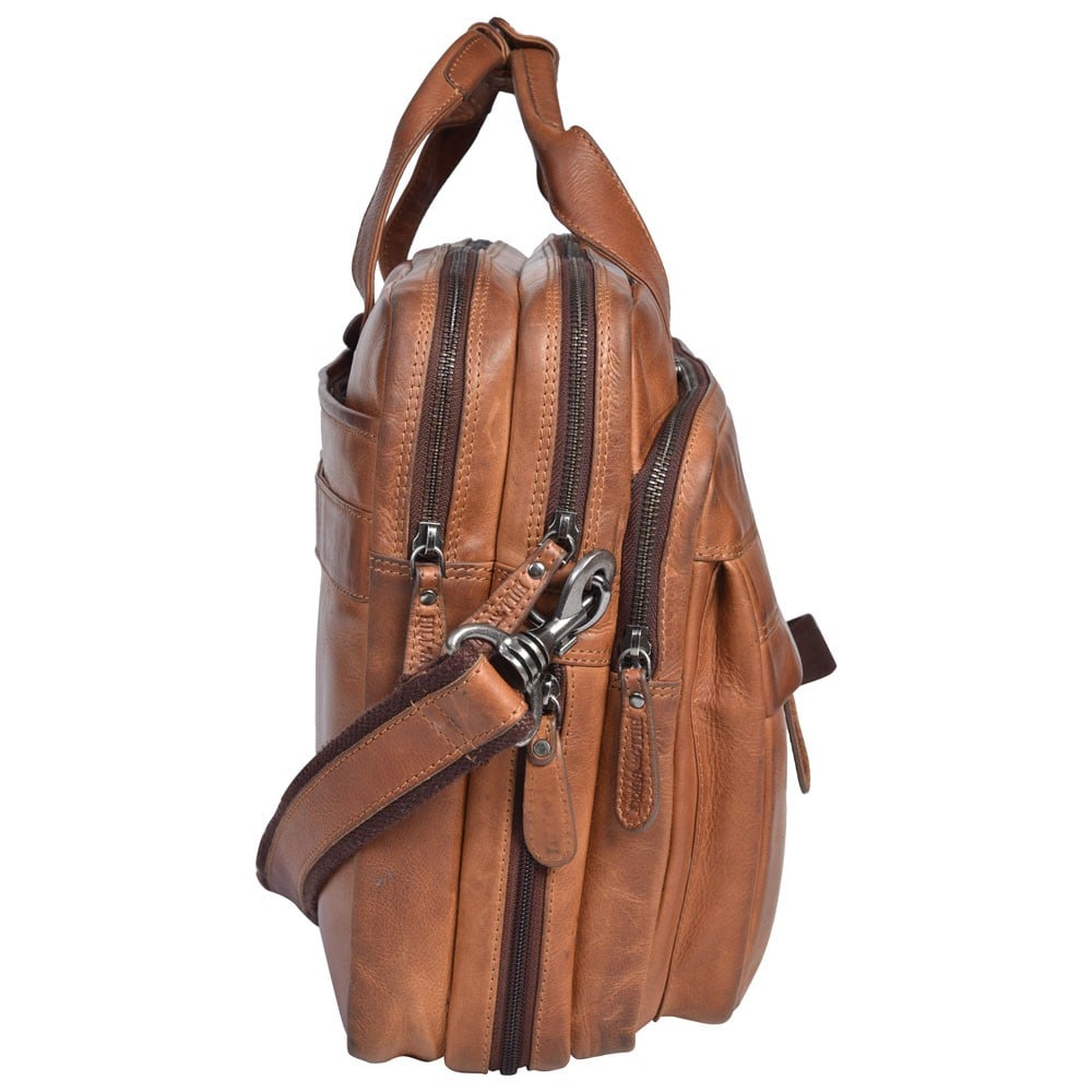 Usnjena poslovna torba Hill Burry | Vintage