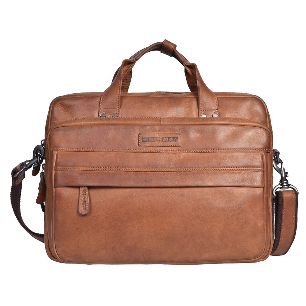 Usnjena poslovna torba Hill Burry | Vintage