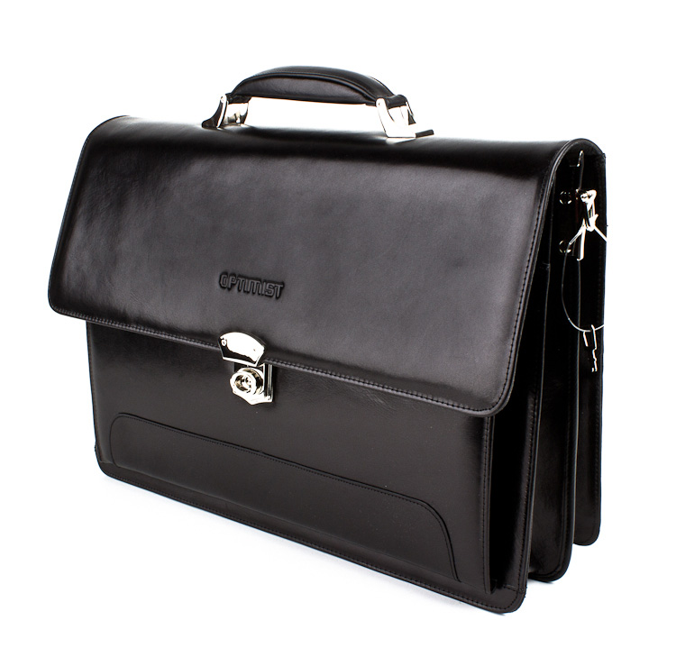 Leather business bag Optimist | 04009