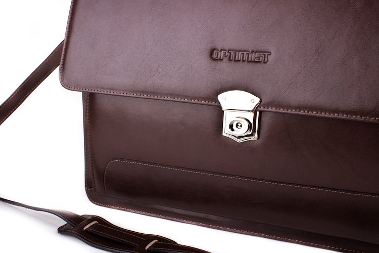Leather business bag Optimist | 04009