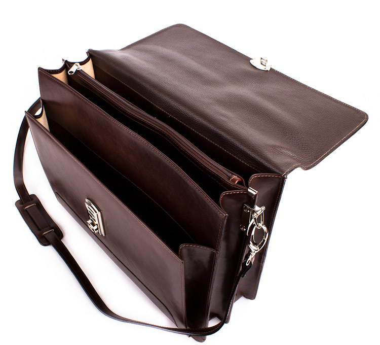 Leather business bag Optimist | 04009