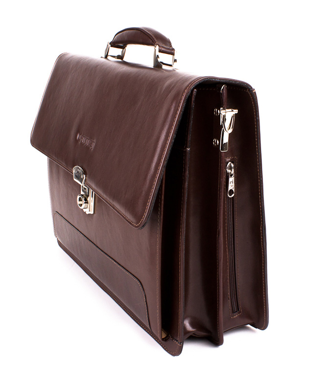 Leather business bag Optimist | 04009