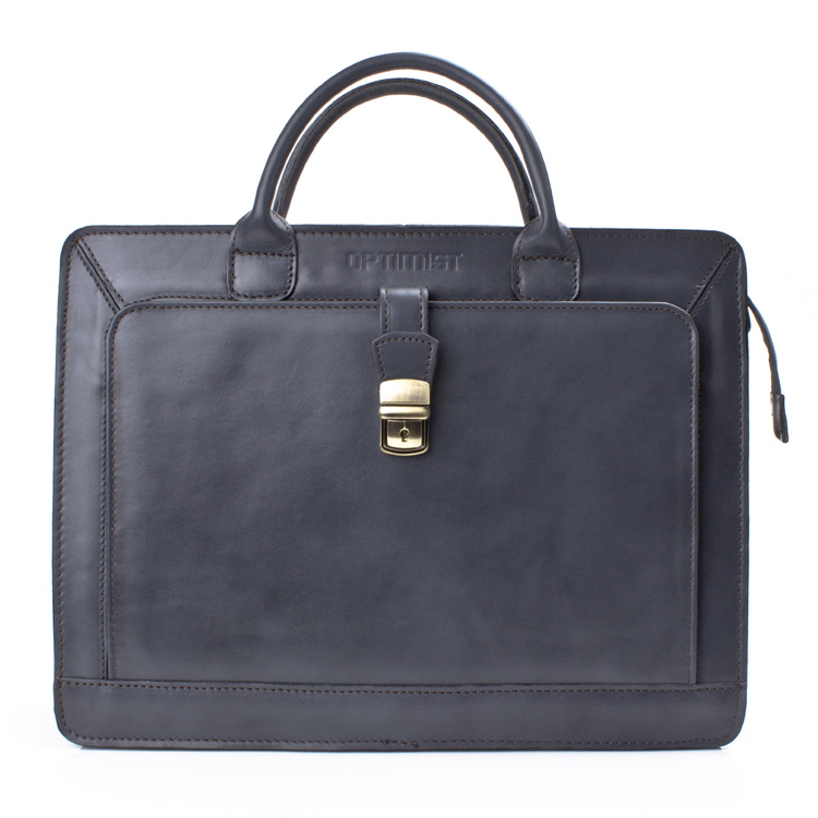Leather business bag Optimist | 20005  