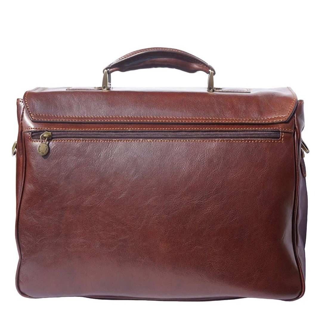 Leather business bag Optimist | Luxury