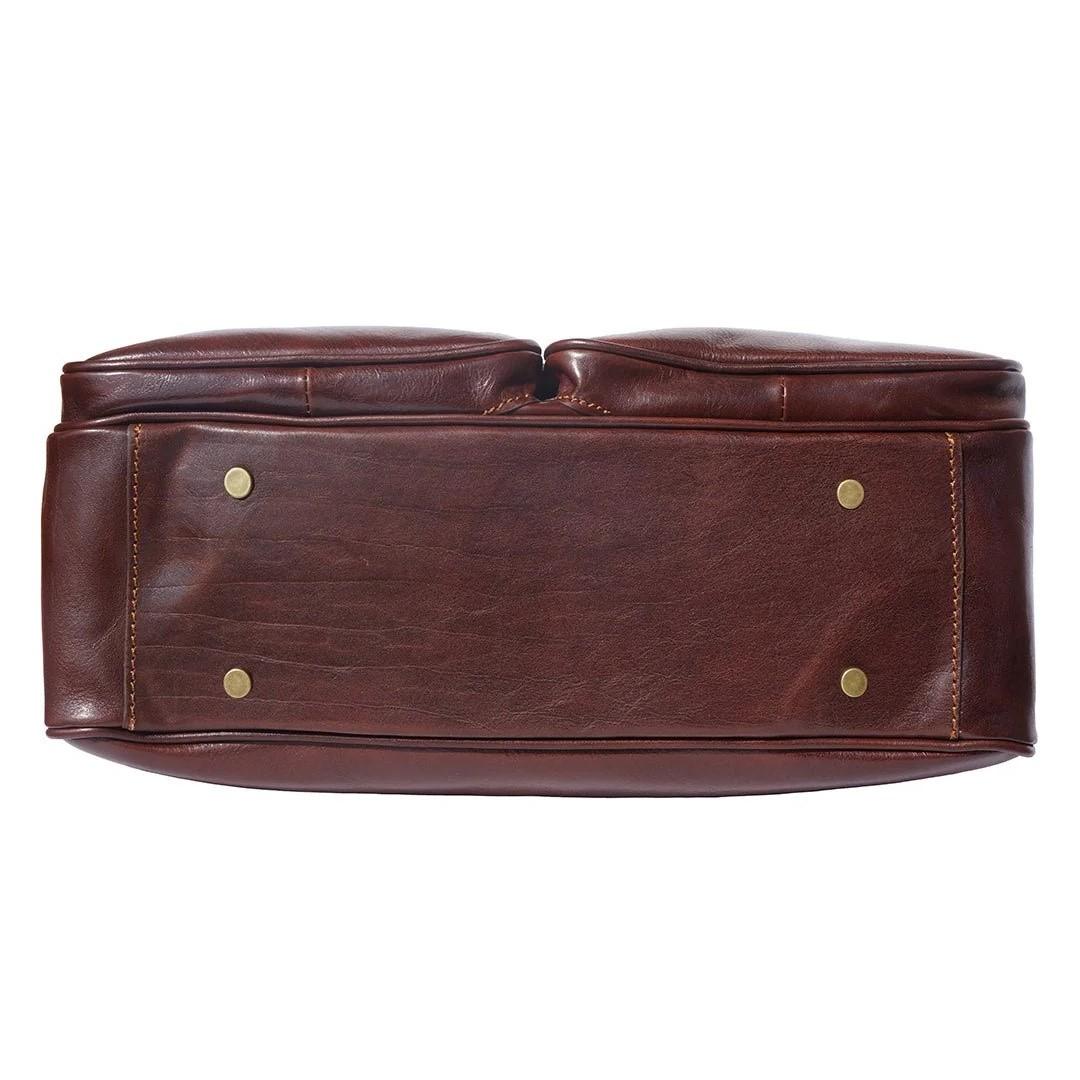 Leather business bag Optimist | Luxury