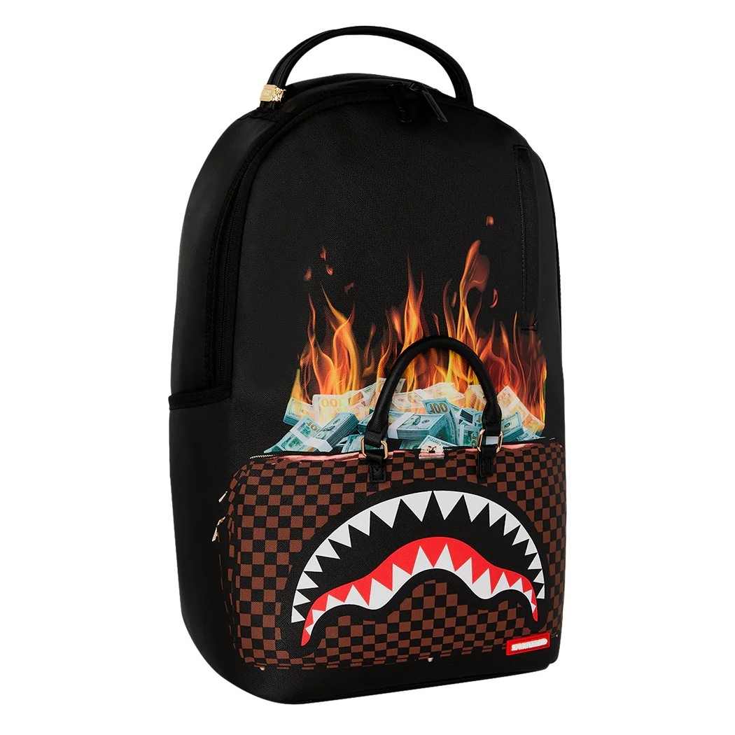 Backpack Sprayground | Bag Of Money On Fire