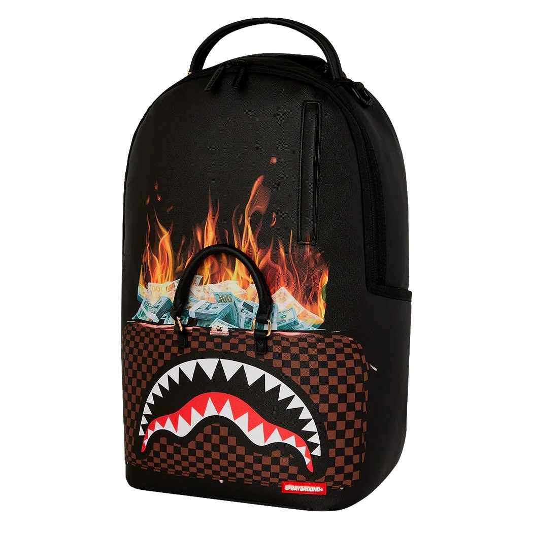 Backpack Sprayground | Bag Of Money On Fire