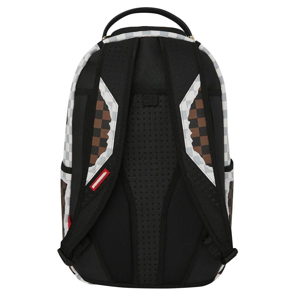 Nahrbtnik Sprayground | Cream And Brown Tear Check