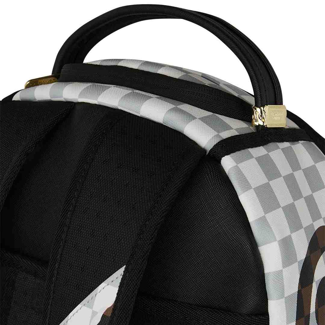Nahrbtnik Sprayground | Cream And Brown Tear Check