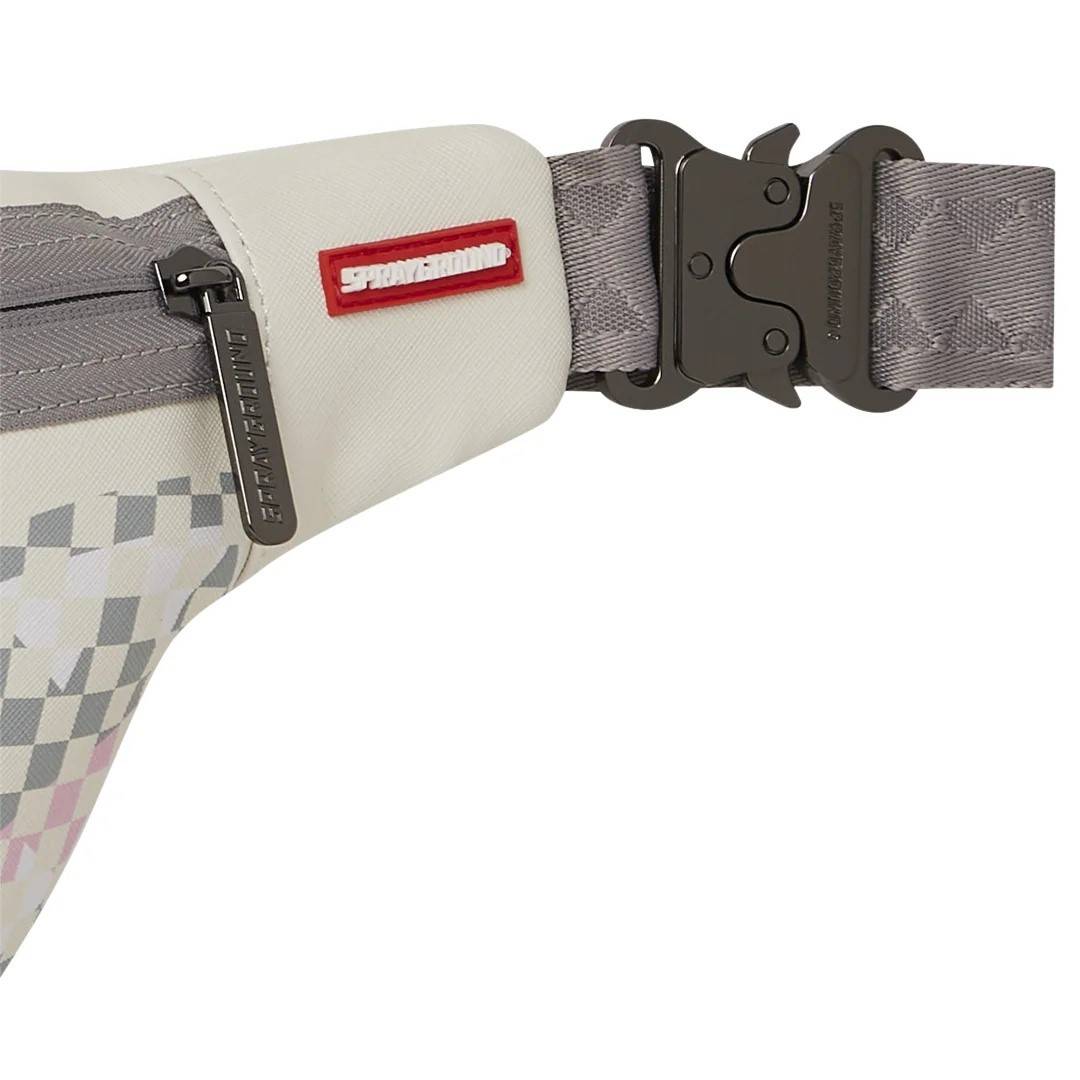 Waist bag Sprayground | Cream Check Shark Central Crossbody