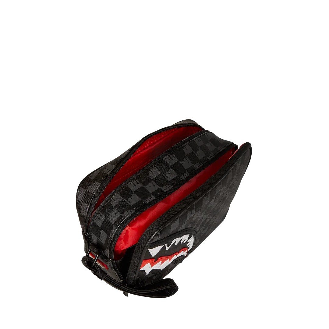 Toaletna torbica Sprayground | Dripping Sharks In Paris Toiletry Brick
