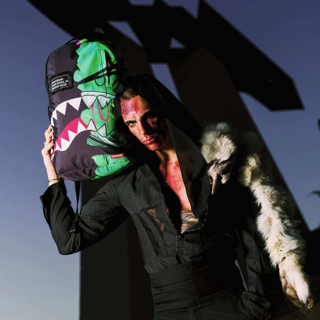 Nahrbtnik Sprayground | Halloween Shark Central Drippy Split