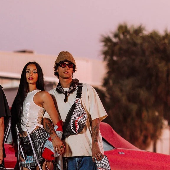 Torbica za okoli pasu Sprayground | Mix And Match Scribble Savvy Crossbody