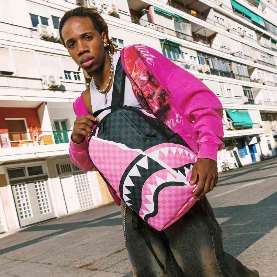 Nahrbtnik Sprayground | Pink And Black Tear Sip