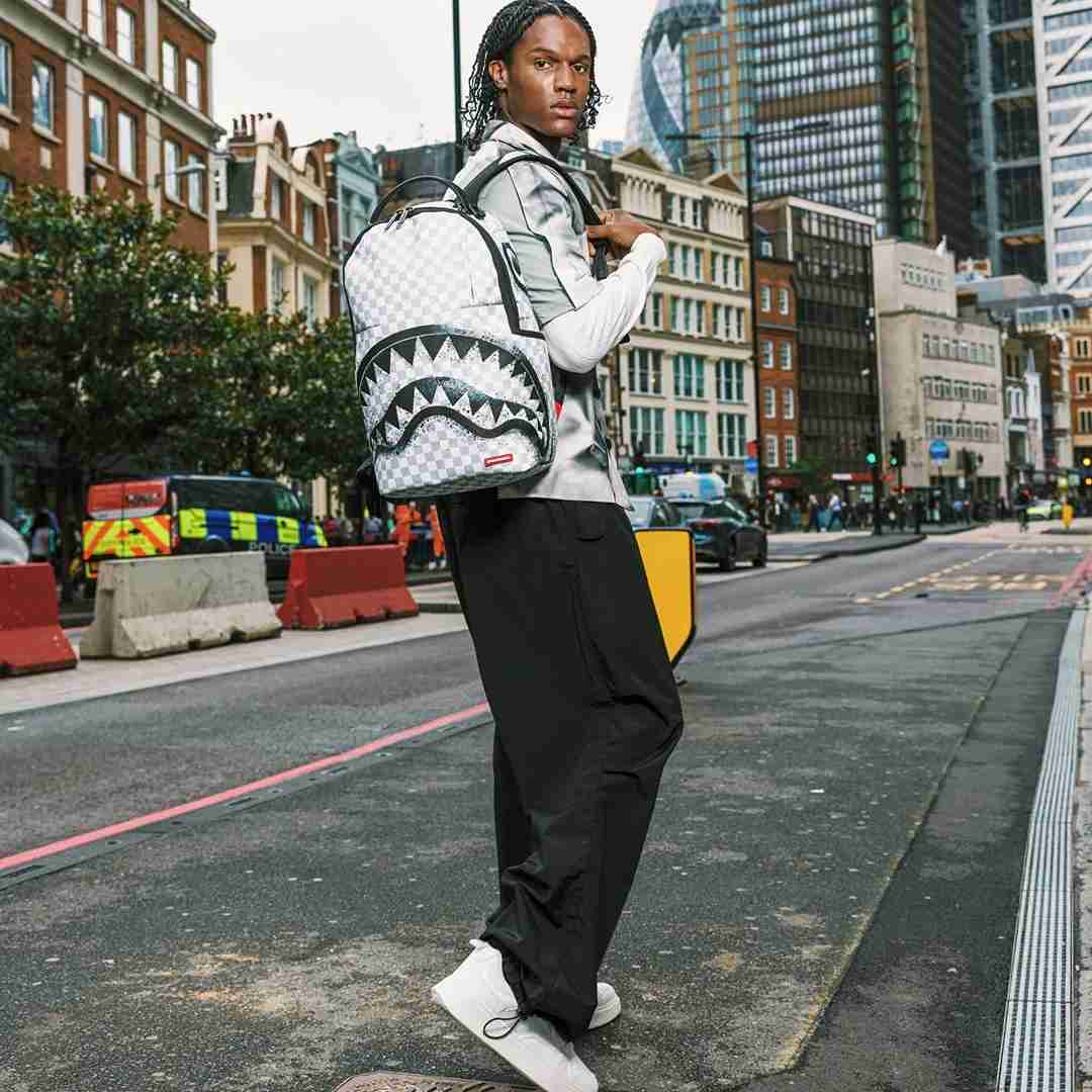 Backpack Sprayground | Red Stencil Shark