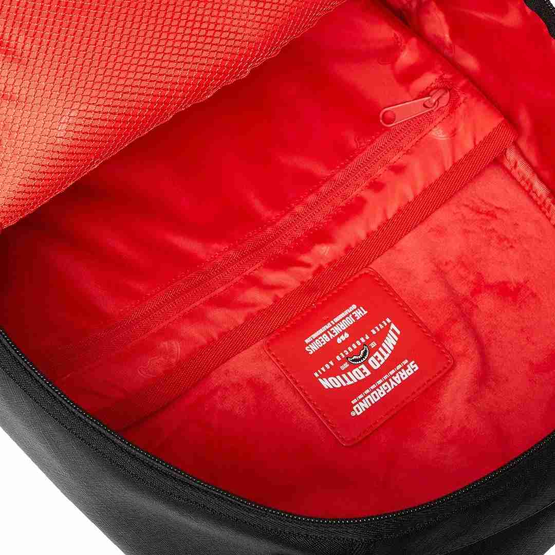 Nahrbtnik Sprayground | Shark Central Breakup Check Sorbet Grey