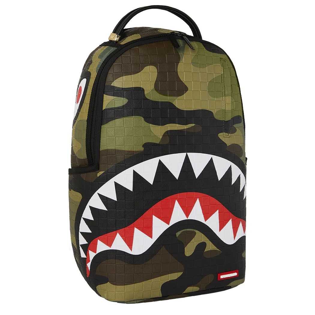Nahrbtnik Sprayground | Woodland Camo Check
