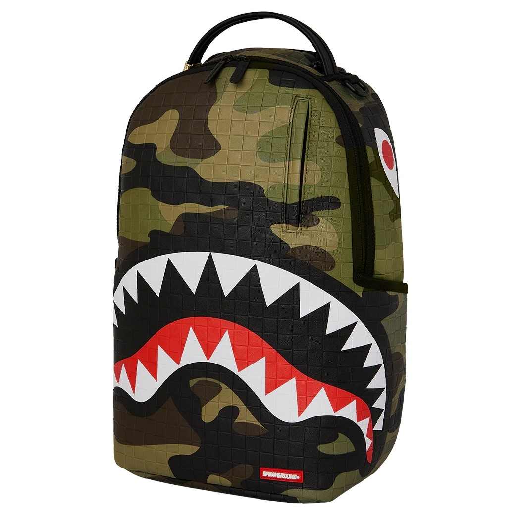 Nahrbtnik Sprayground | Woodland Camo Check