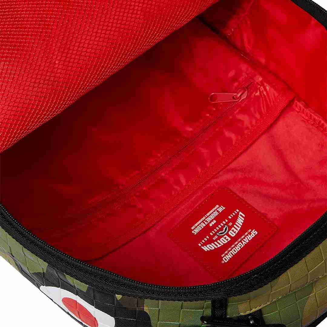 Nahrbtnik Sprayground | Woodland Camo Check