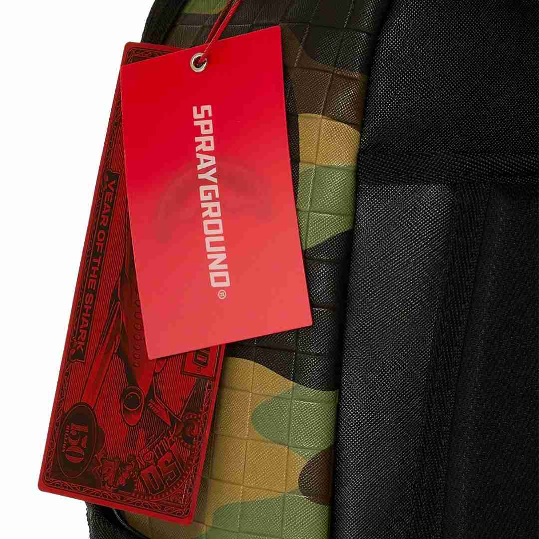 Nahrbtnik Sprayground | Woodland Camo Check