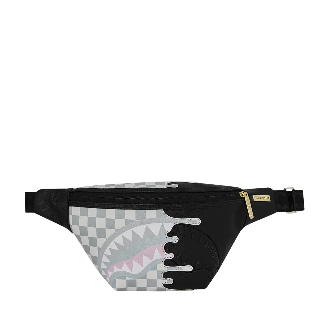 Torbica za okoli pasu Sprayground | Cream Check Side Drip Savvy Crossbody