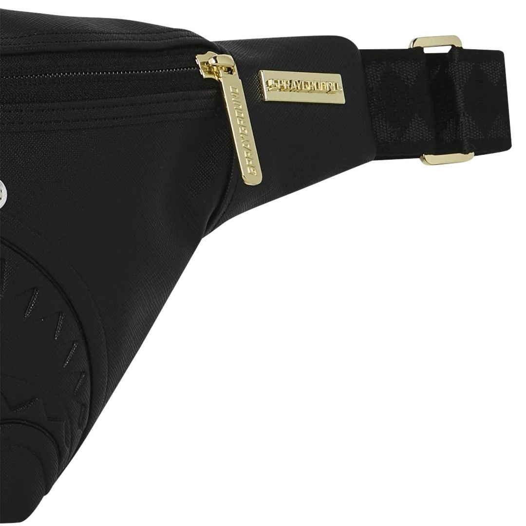Torbica za okoli pasu Sprayground | Cream Check Side Drip Savvy Crossbody