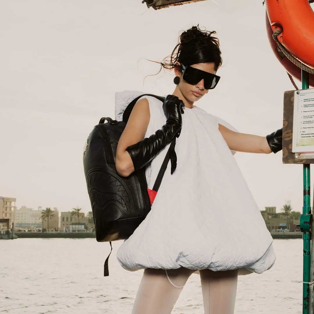 Backpack Sprayground | Gold Brick Luxus