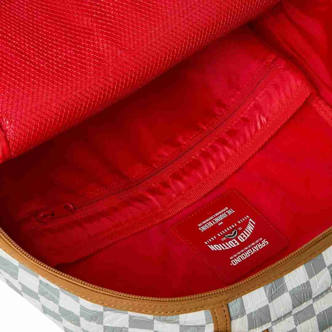 Nahrbtnik Sprayground | Graff Embossed Cream Check