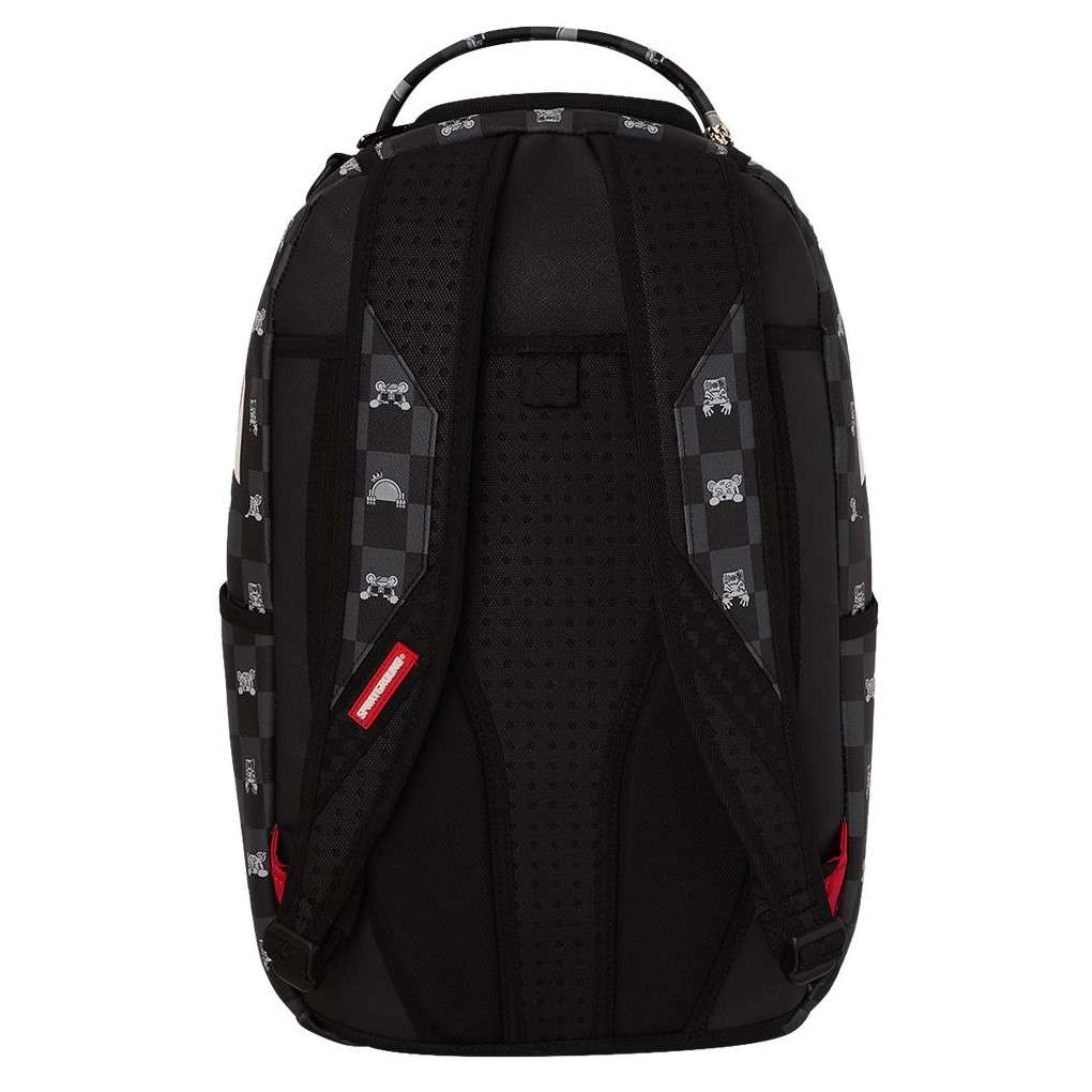 Rucksack Sprayground | Gray Peeking Character Check Dlxsv