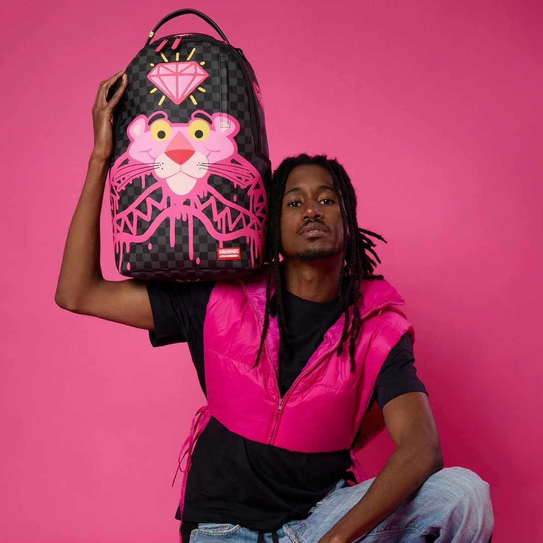 Rucksack Sprayground | Pink Panther Drippy Diamonds