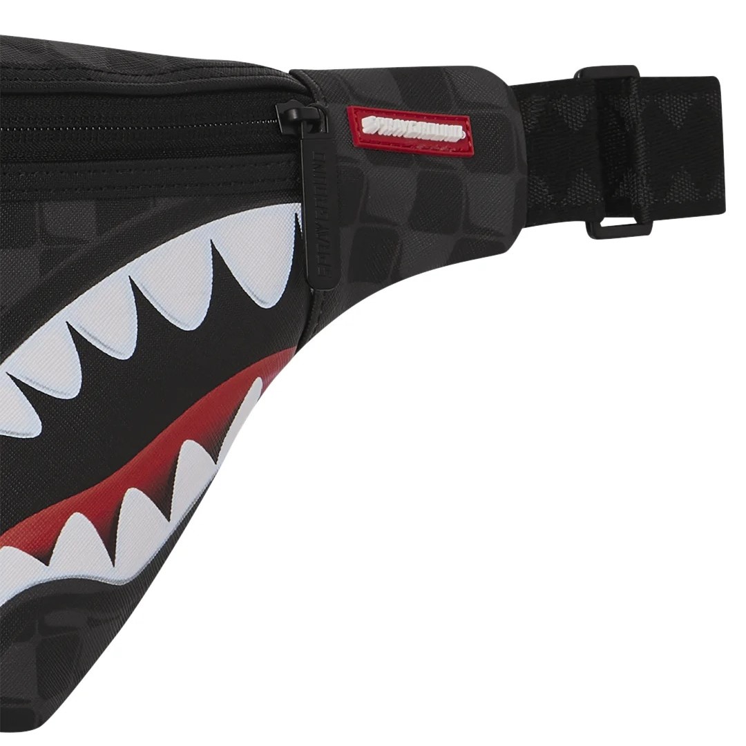 Waist bag Sprayground | Shark In Paris Balloon Black Savvy Crossbody