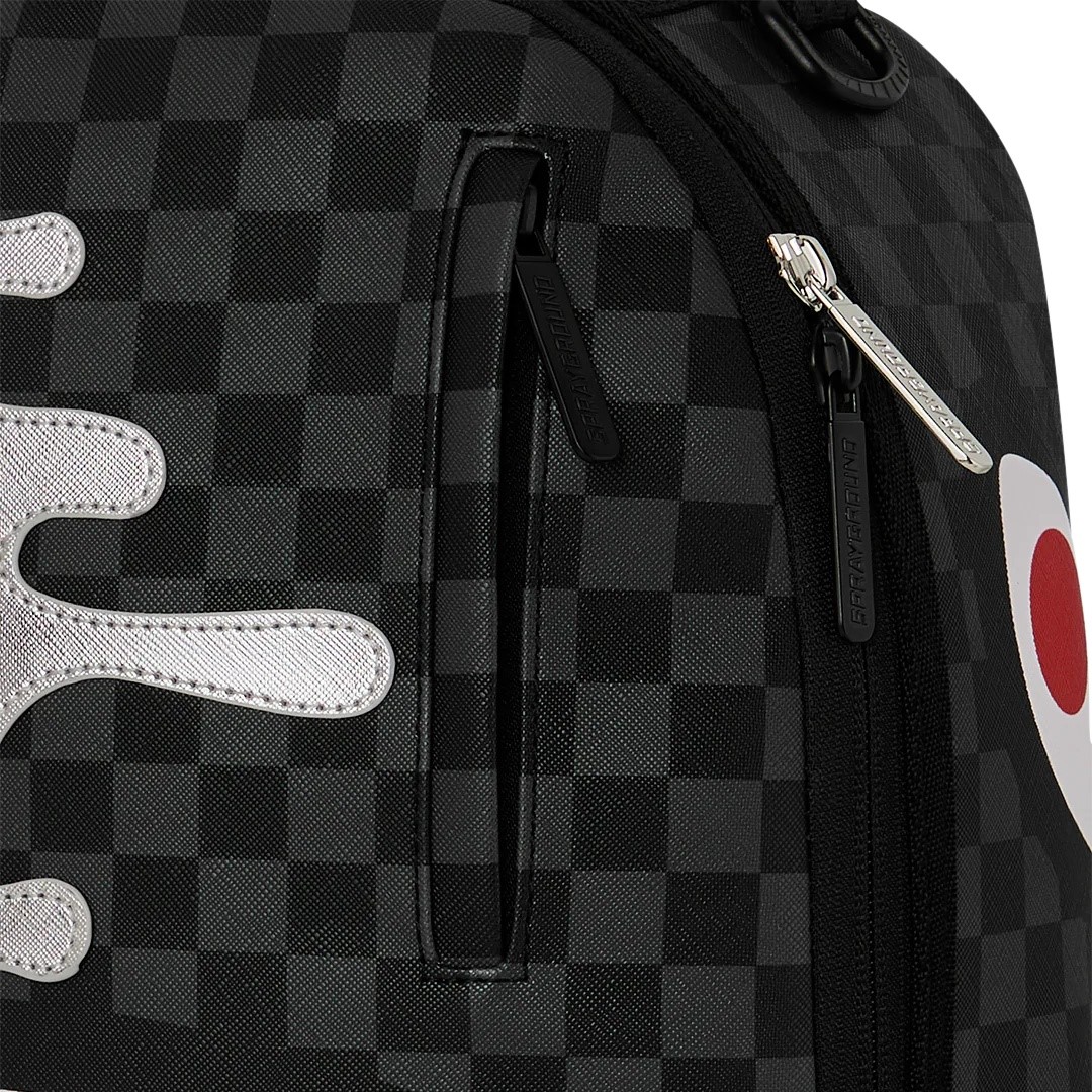 Backpack Sprayground | Silver Side Drip Check Dlxsv