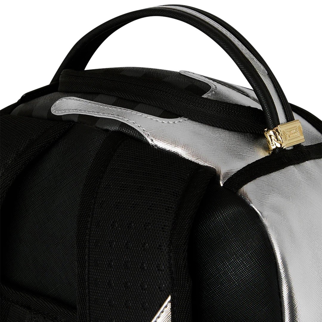 Backpack Sprayground | Silver Side Drip Check Dlxsv