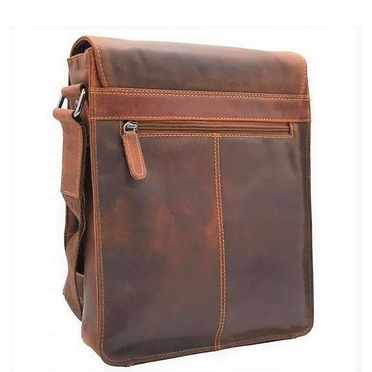 Lederschultertasche Green Wood | Tomas