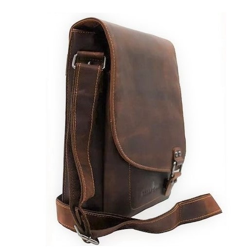 Lederschultertasche Green Wood | Tomas