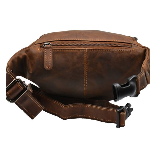 Leather Waistbag Green Wood | Pollo